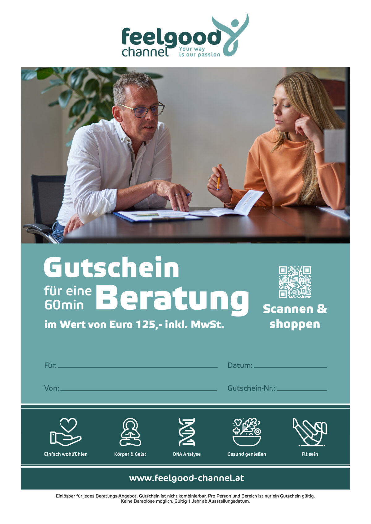 Gutschein für eine 60min Beratung