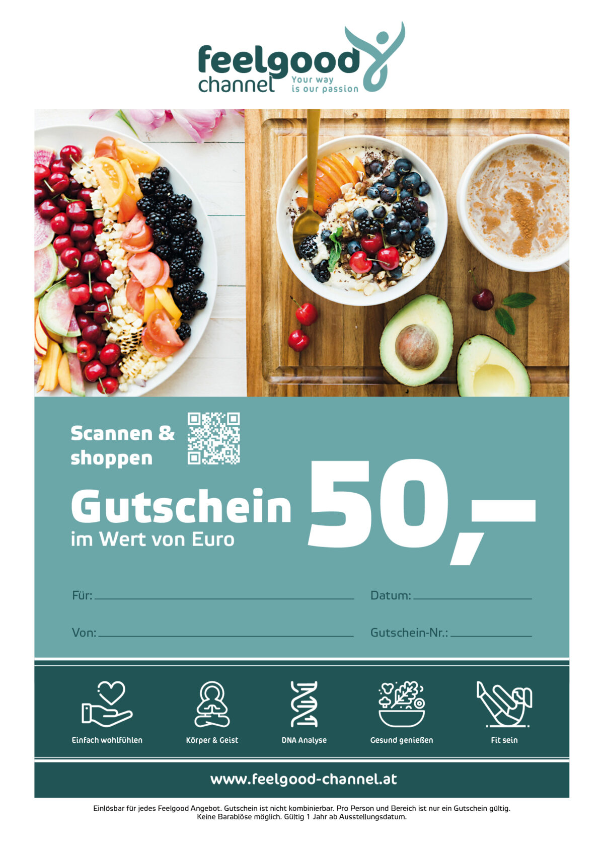 50€ Feelgood Channel Gutschein